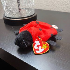 NWT!! Original Vintage Ty Beanie Baby Lucky. Rare with PVC Pellets!! Like New!!